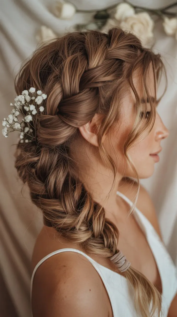 Bohemian Loose Side Braid