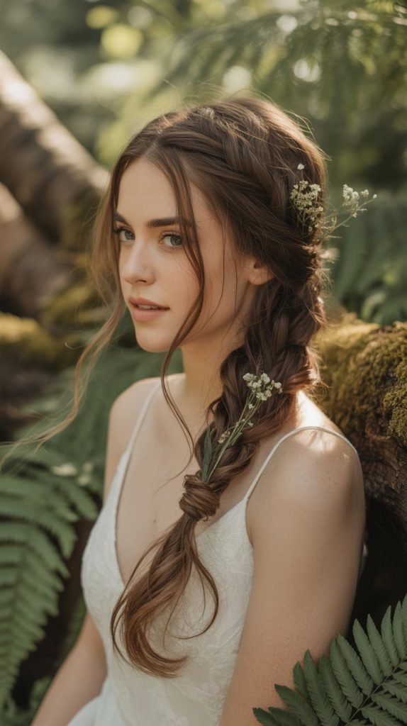 29. Bohemian Twisted Side Braid