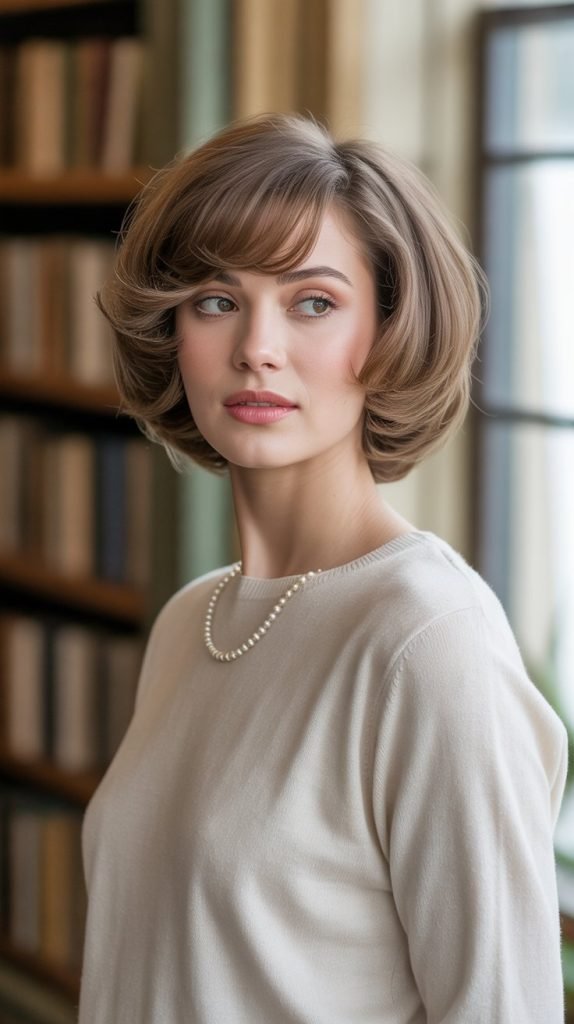 Stacked Bob with Rounded Layers