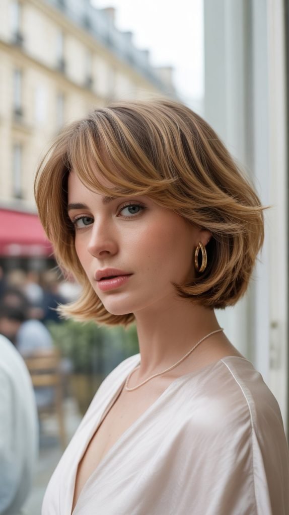 Soft Layered French Bob