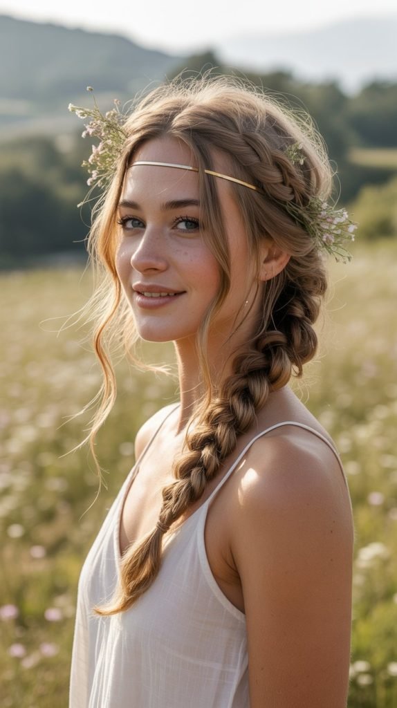 The Bohemian Braided Updo