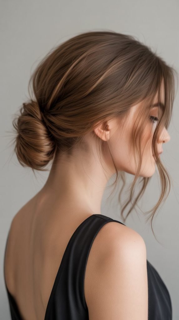  Romantic Low Bun