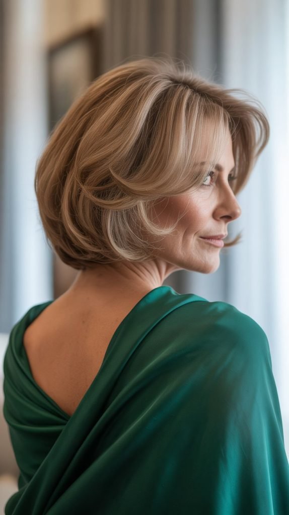 . Voluminous Bob Back View