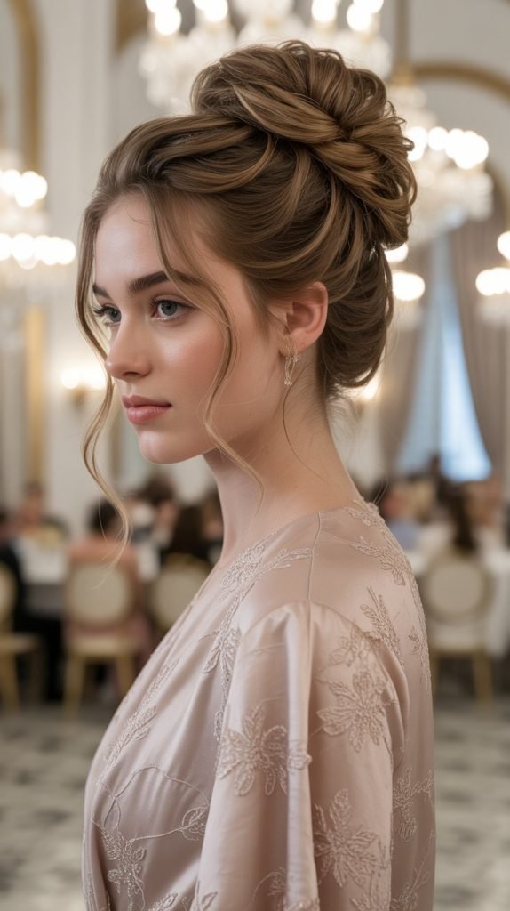  Sophisticated Twist Back with Volume