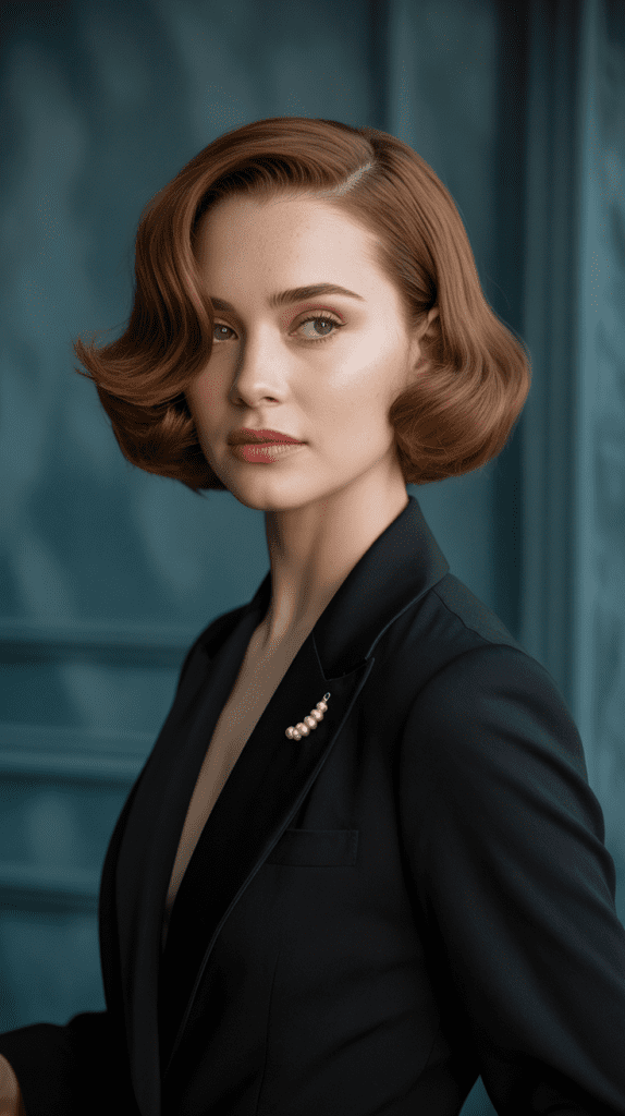 Retro-Modern Jaw-Length Bob