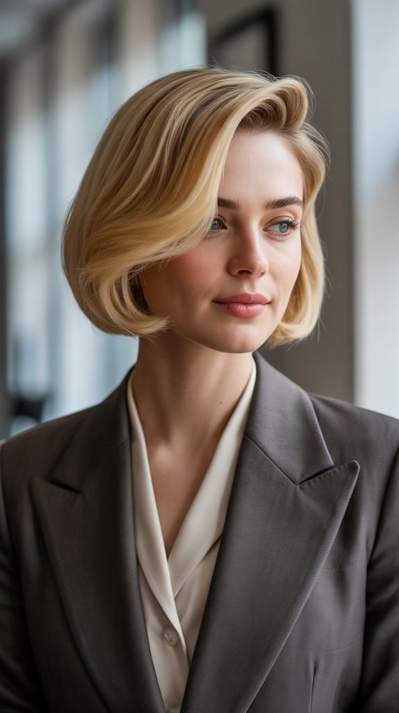 The Side-Parted Sophistication