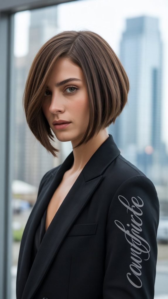  Side-Swept Asymmetrical Bob