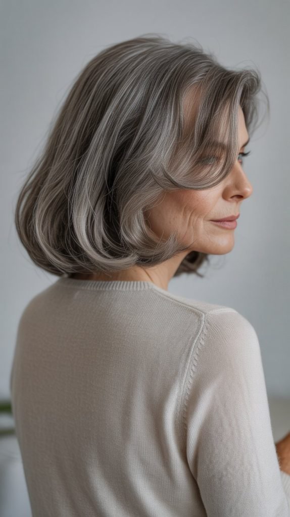 Long Bob (Lob) Back View