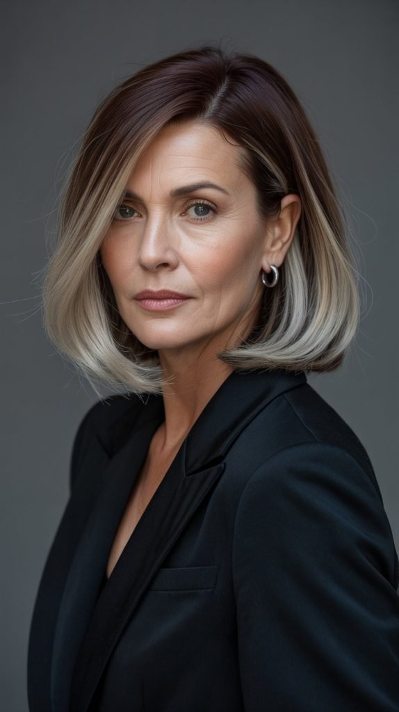  Feathered Bob with Graduated Color