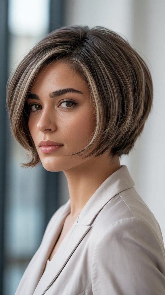  Stacked Bob with Micro Layers