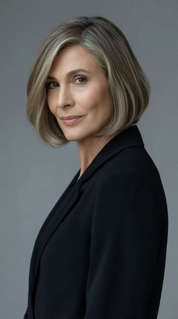 23. Chin Bob with Face-Framing Angles