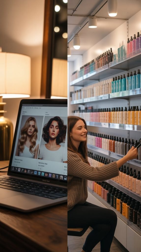 Online Shopping vs. In-Store Selection