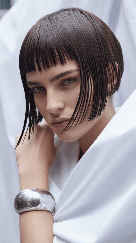 Shag Bob with Disconnected Fringe