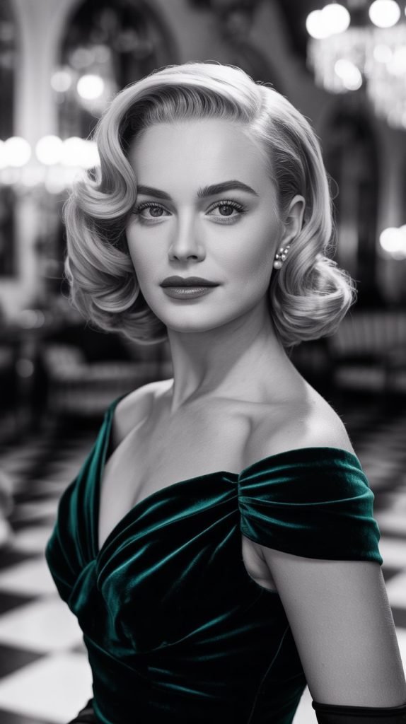 The Retro Finger Wave Bob