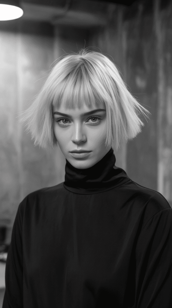 Choppy Shag Bob with Micro Fringe