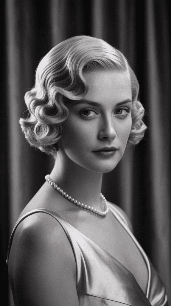 Vintage-Inspired Finger Wave Pixie