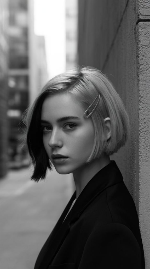 Asymmetrical Length French Bob