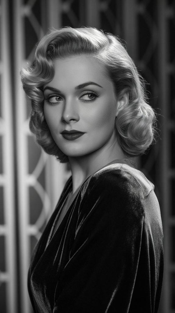 9. Vintage Victory Rolls