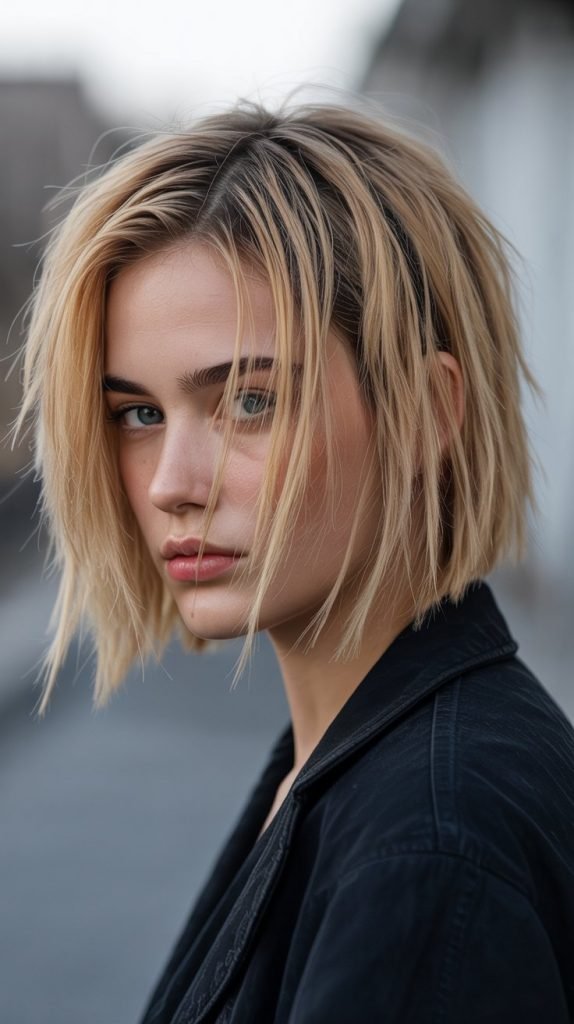 The Choppy Bob with Razor-Cut Ends