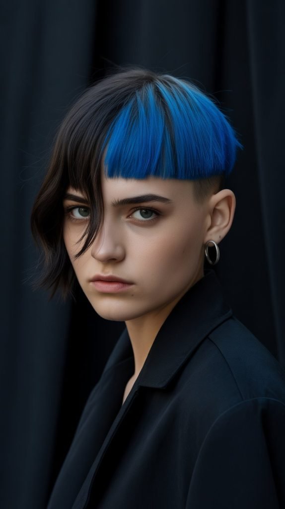  Disconnected Undercut Bob with Contrasting Lengths