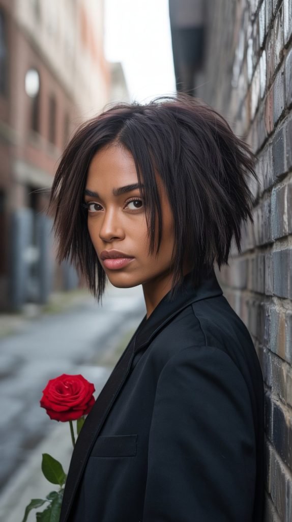 10. Choppy Layered Bob