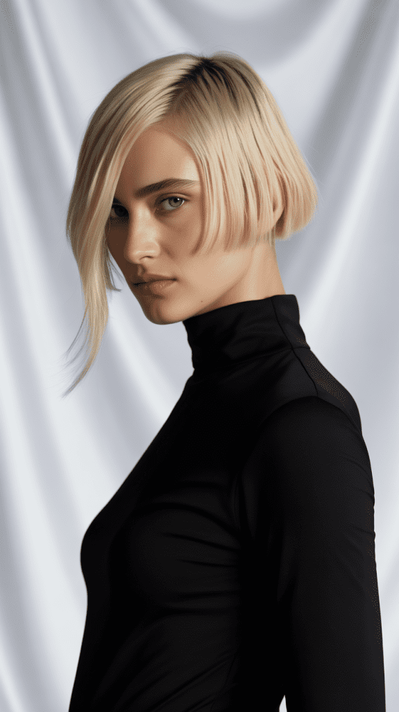 Shag Bob with Micro Side Fringe