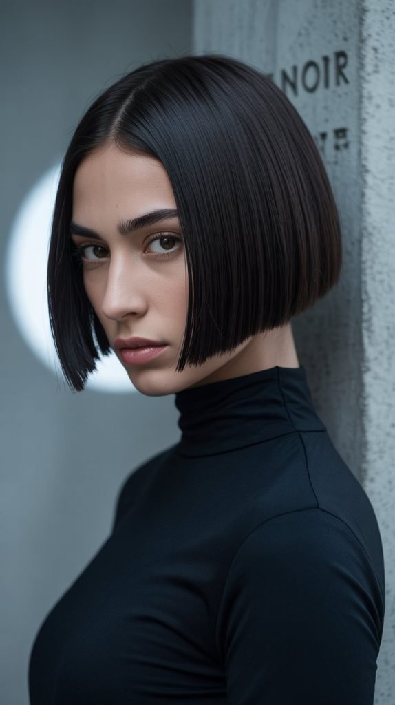  Statement Black Blunt Bob