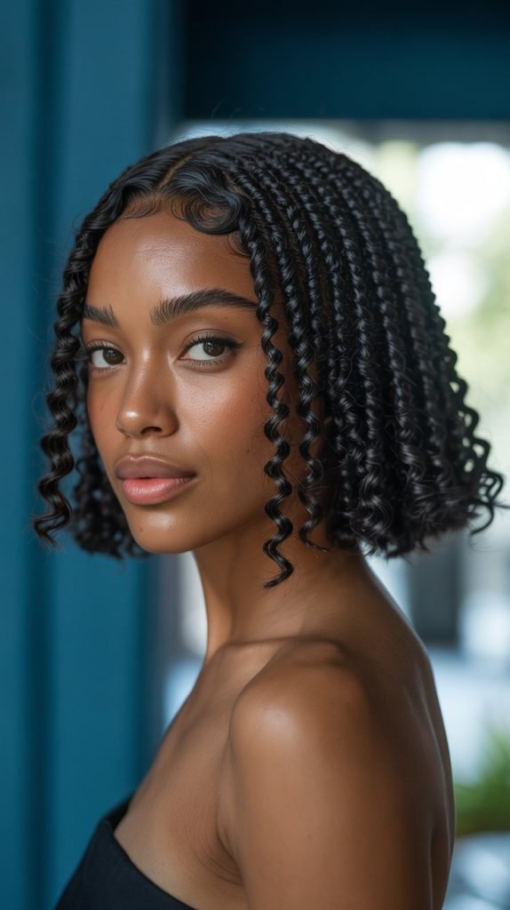 15. Crimped Texture Bob