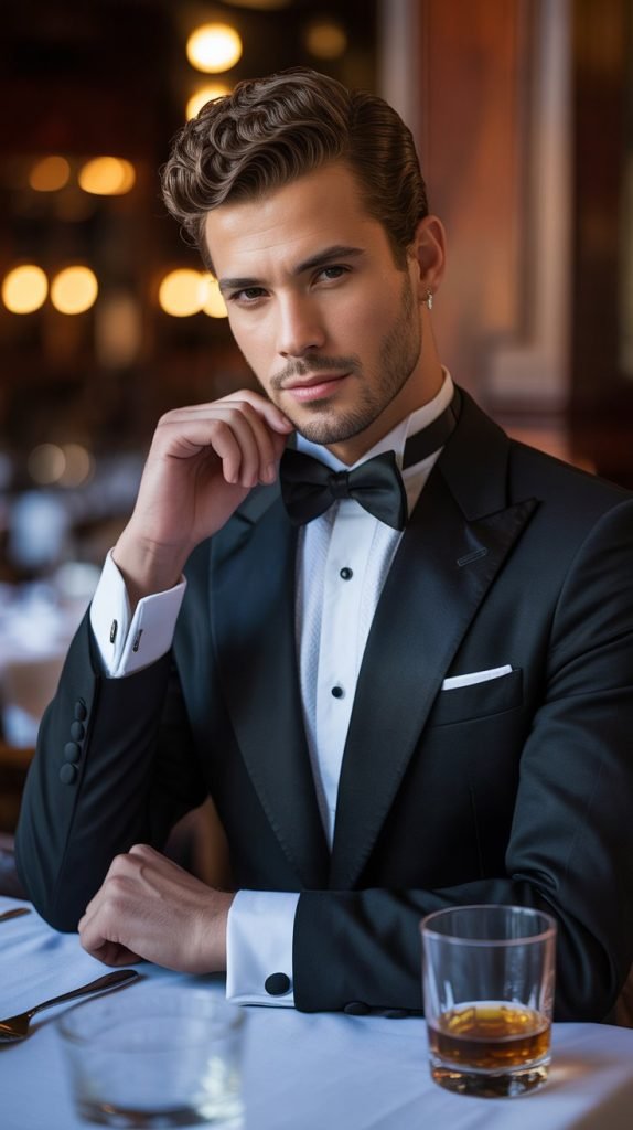 14. Curly Slick Back