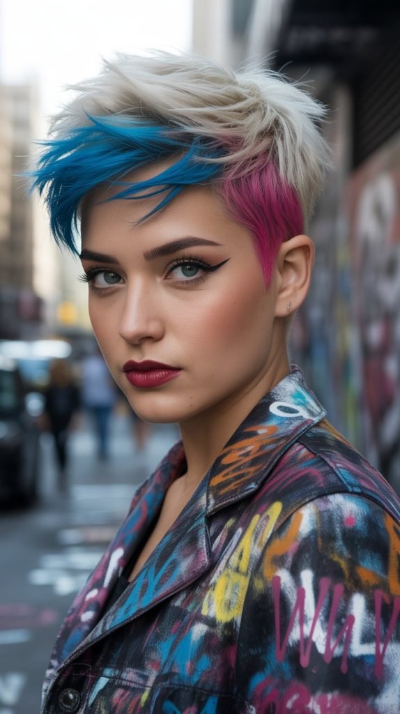 Spiky Punk-Inspired Pixie