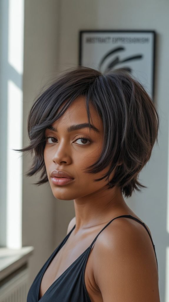 11. Straight Hair Shag