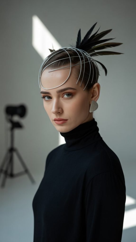 26. Artistic Asymmetrical Updo