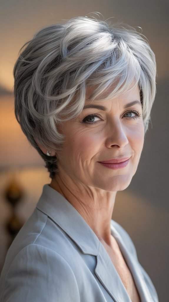 Layered Pixie with Movement