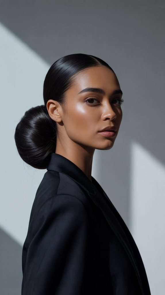 Sleek Low Ponytail