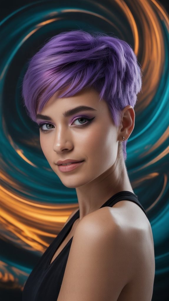  Bold Color Pixie
