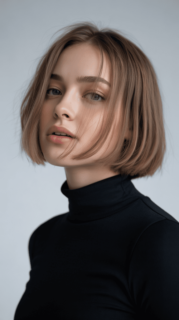 Subtle Layered French Bob