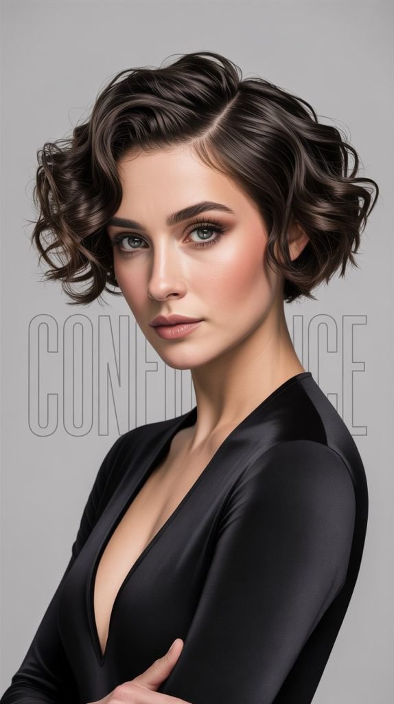 Curly Micro Bob with Precision Layers