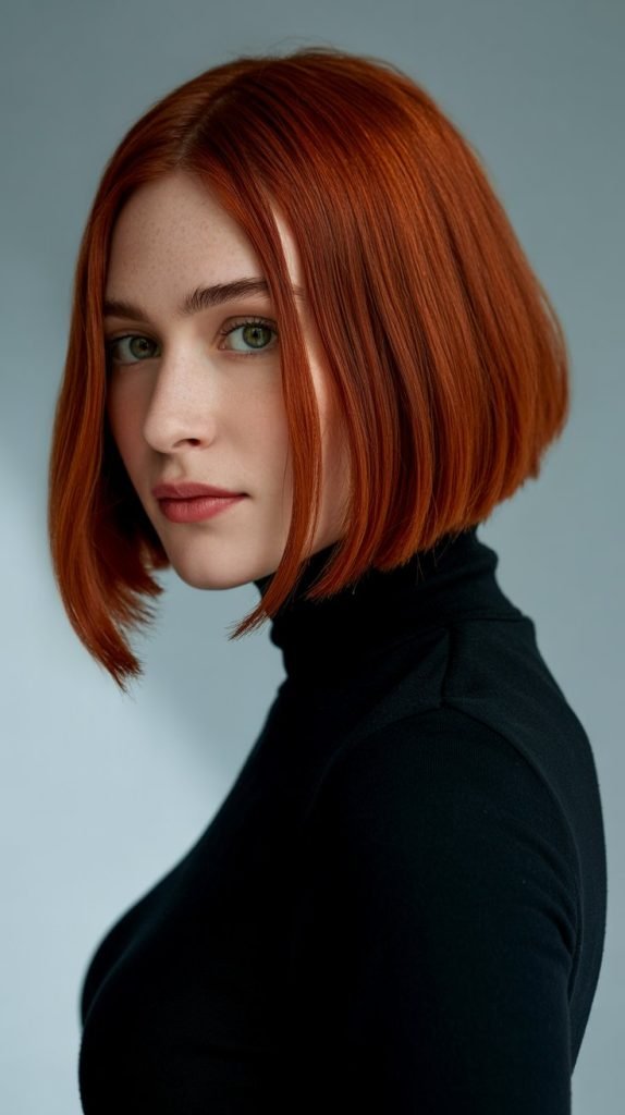 12. Red A-Line Bob Variation