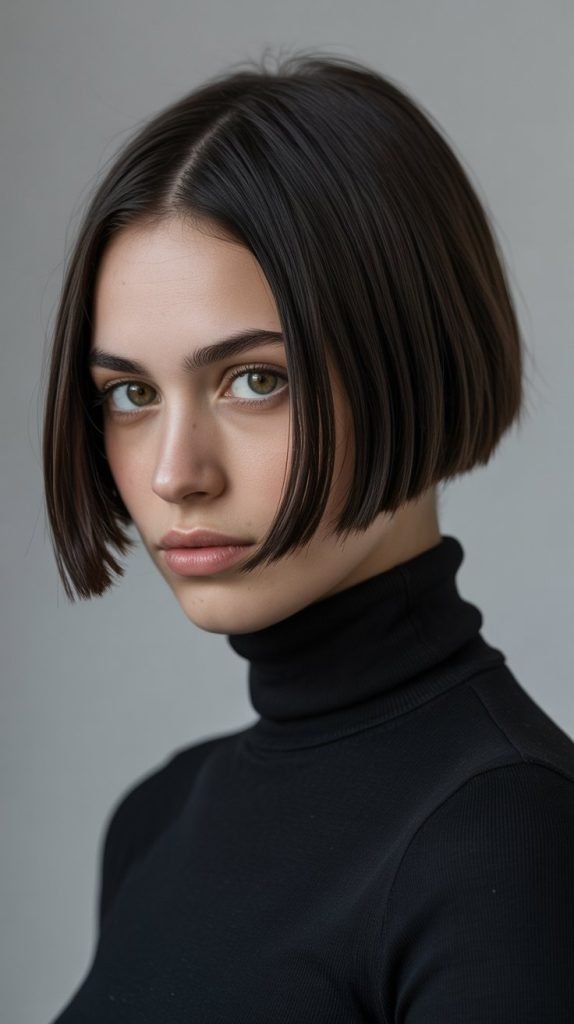  Blunt Cut Ear-Length Bob