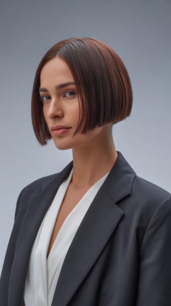 10. Sleek Bob with Nape Undercut
