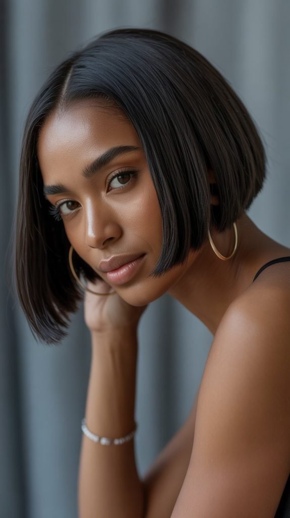 Sleek and Straight Bob