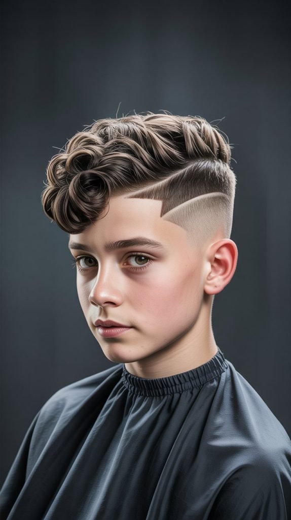 The Modern Curly Fade