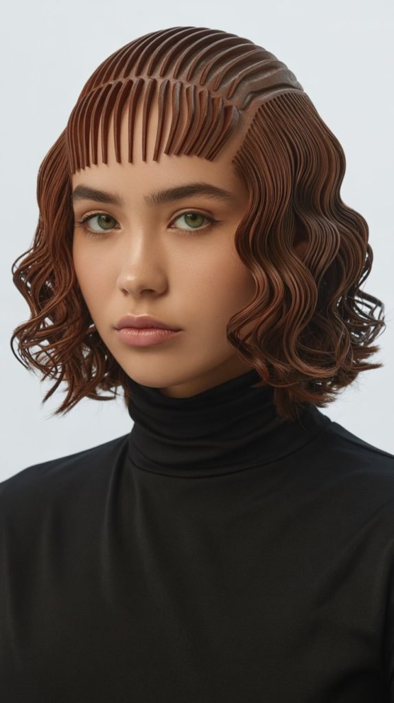  Blunt Jellyfish Cut with Soft Curls