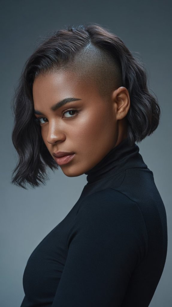 Jaw-Length Bob with Side Shave