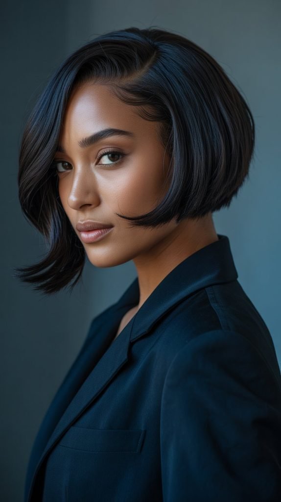 Side-Swept Chin Bob