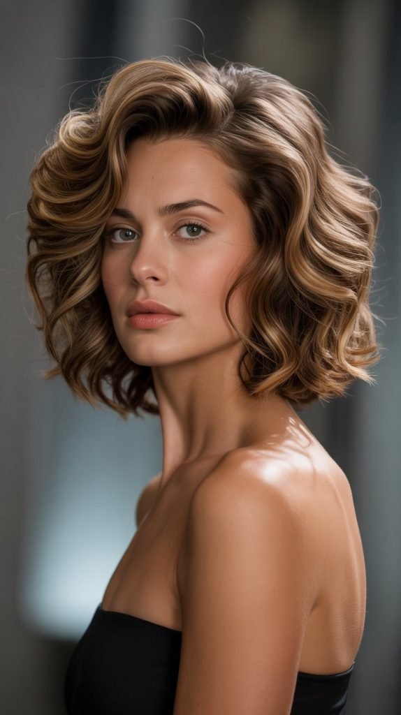 Voluminous Wavy Bob