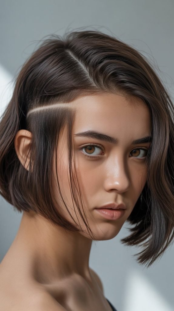 14. Blunt Bob with Subtle Undercut