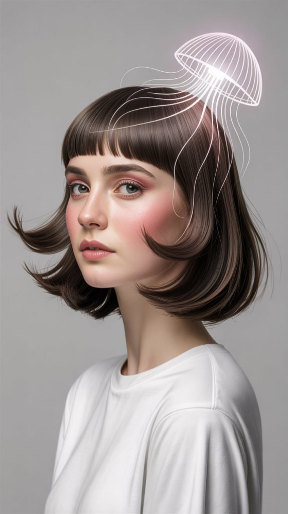 Angular Jellyfish with Geometric Elements