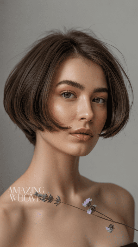 Ear-Length Bob for Square Faces