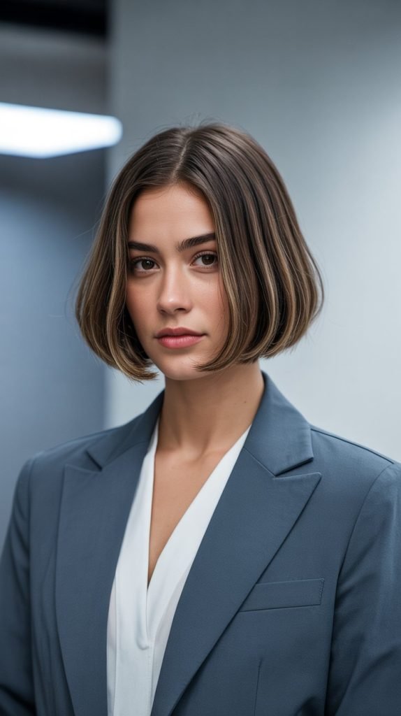 Blunt Bob with Internal Layers